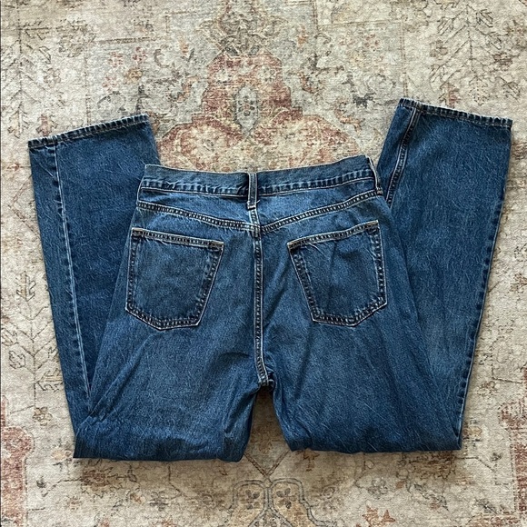 Old Navy Dark Blue Straight Jeans - Picture 4 of 4